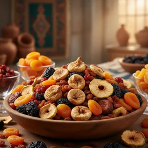 Bulk Iranian dried fruits packaged for wholesale and international export